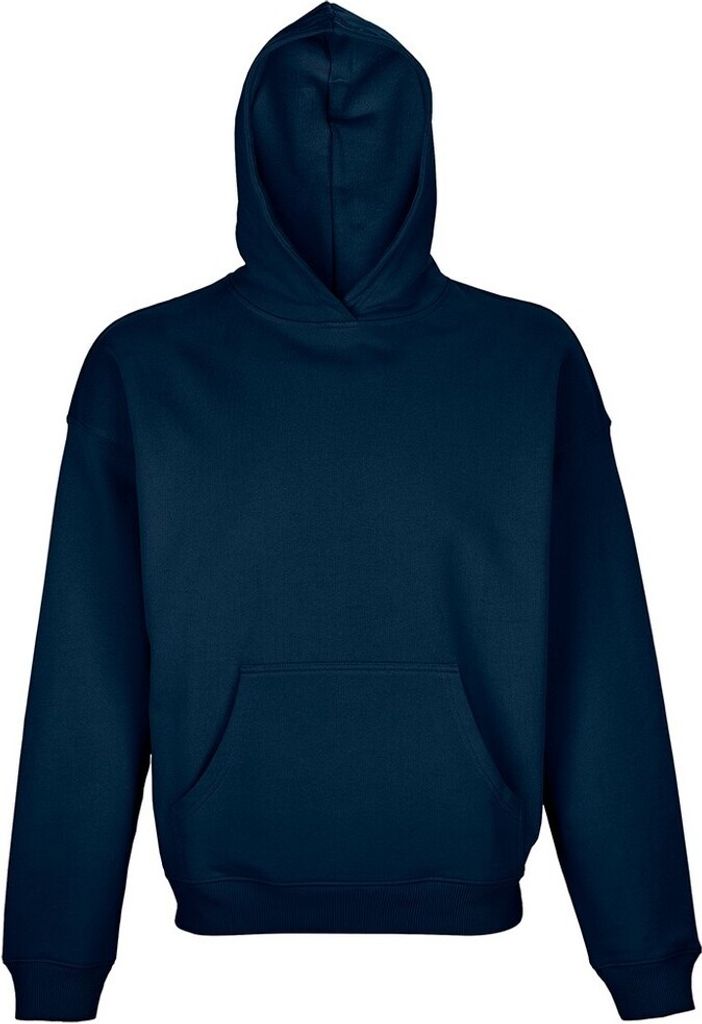 SOLS - "Connor" Kapuzenpullover Baumwolle aus biologischem Anbau für Herren/Damen Uni PC5073 (XL) (Dunkelblau)