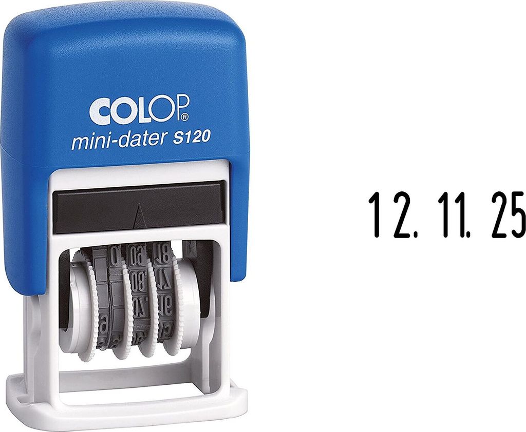 COLOP Datumstempel Mini Dater S120 SD Monate in Zahlen