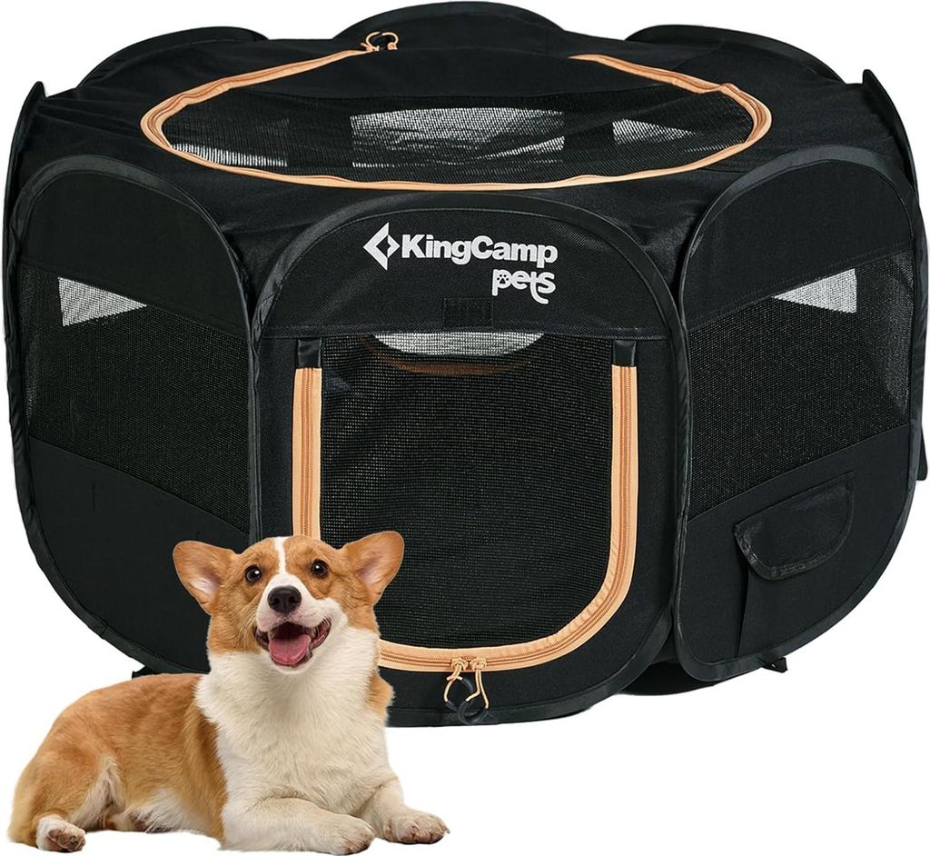 Tragbare Pop Up Hund und Katze Box - Atmungsaktives Mesh-Material - Geeignet für Innen und Außen - Farbe und Größe Variabel