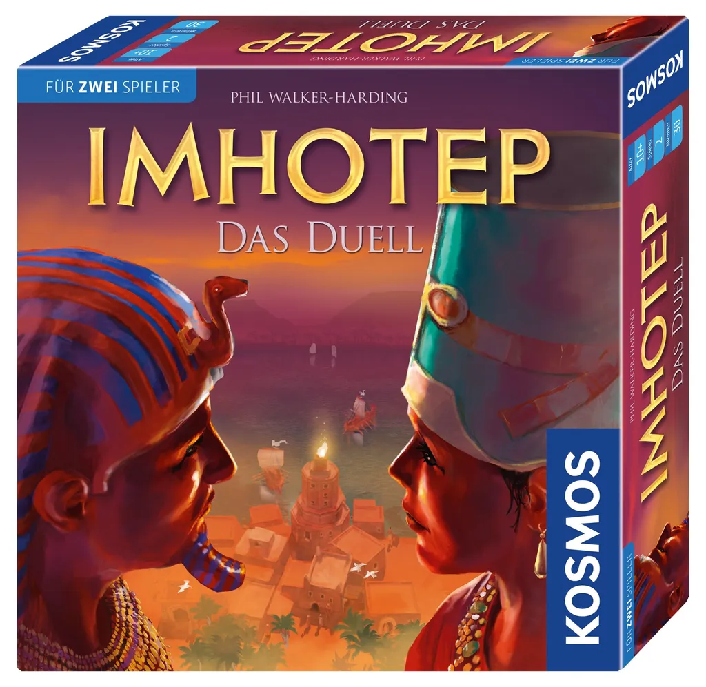 KOSMOS 694272 Imhotep Das Duell - Jeu de plateau pour 2 joueurs experts