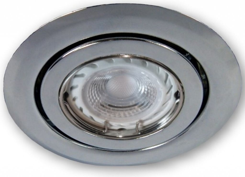 C-Light LED Spot Set SSD004 chrom glänzend 12V 5 x 5,5W neutralweiss