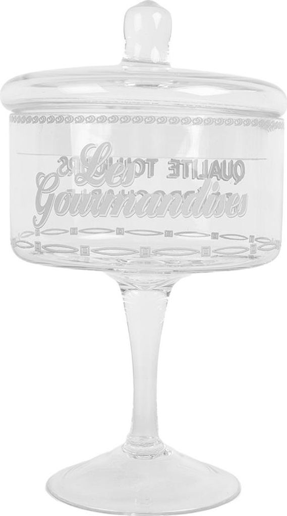 Clayre & Eef Vorratsglas Ø 13x24 cm Transparant Glas
