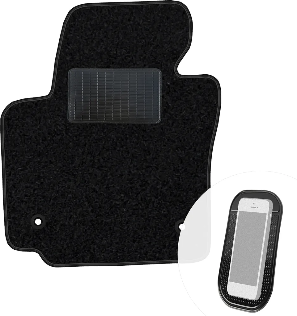 Tappetino Guida Seat Altea XL 2004-2015 | Velours Nero moto-MOLTICO