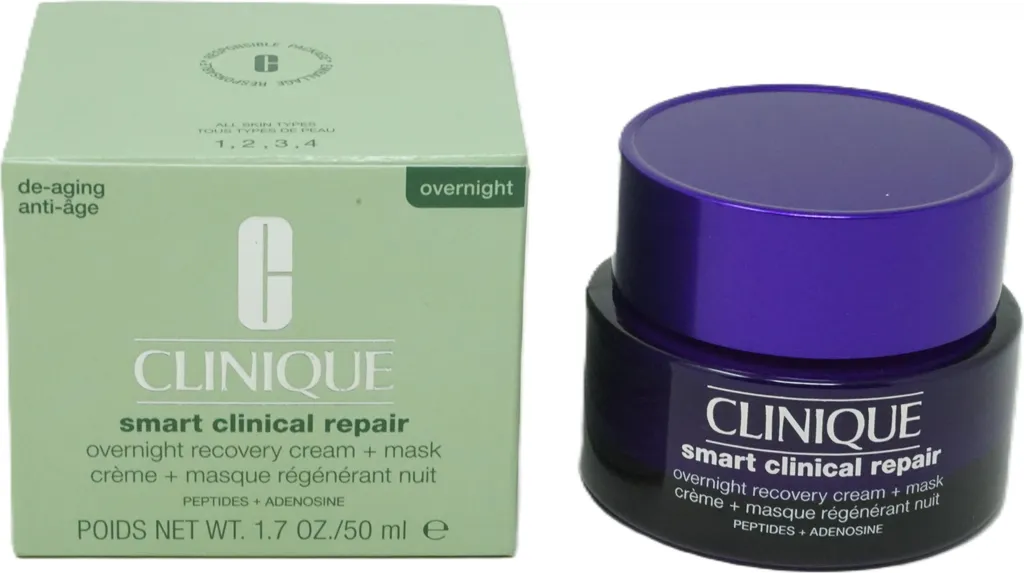 Clinique Smart Clinical Repair Crème + Masque de Nuit Anti-Âge 50ml