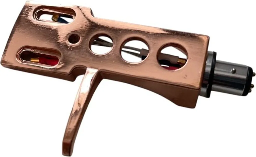 Porte-cellule HS-30 Headshell en Cuivre Analogue pour Bras de Lecture