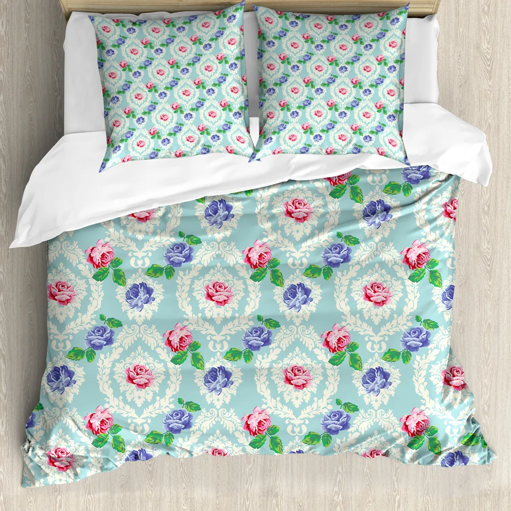 Offerta Set Letto ABAKUHAUS Rose Jacobean Matrimoniale 200x200