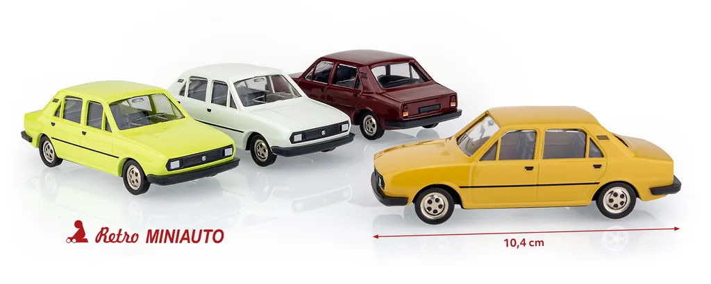 Modèle réduit Retro MINIAUTO 1 KADEN 1:40 blanc pour vitrine