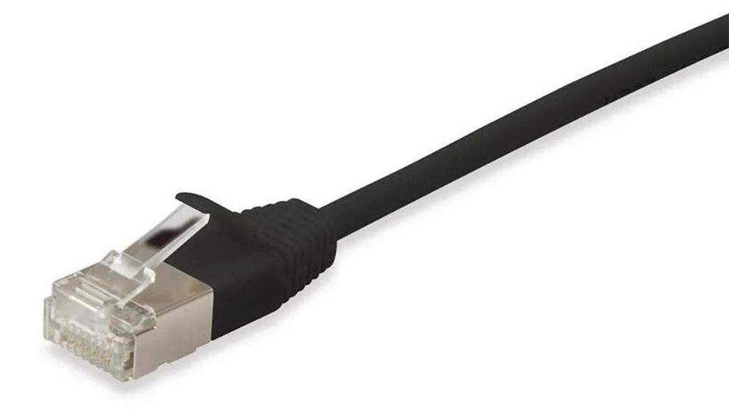 Equip Patchkabel Cat6A F/FTP 2xRJ45 20.00m sw Slim LSZH Polybeutel