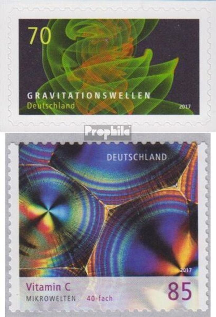 Briefmarken BRD (BR.Deutschland) 2018 Mi 3356,3362 (kompl.Ausg.) selbstklebende Ausgaben gestempelt Astrophysik