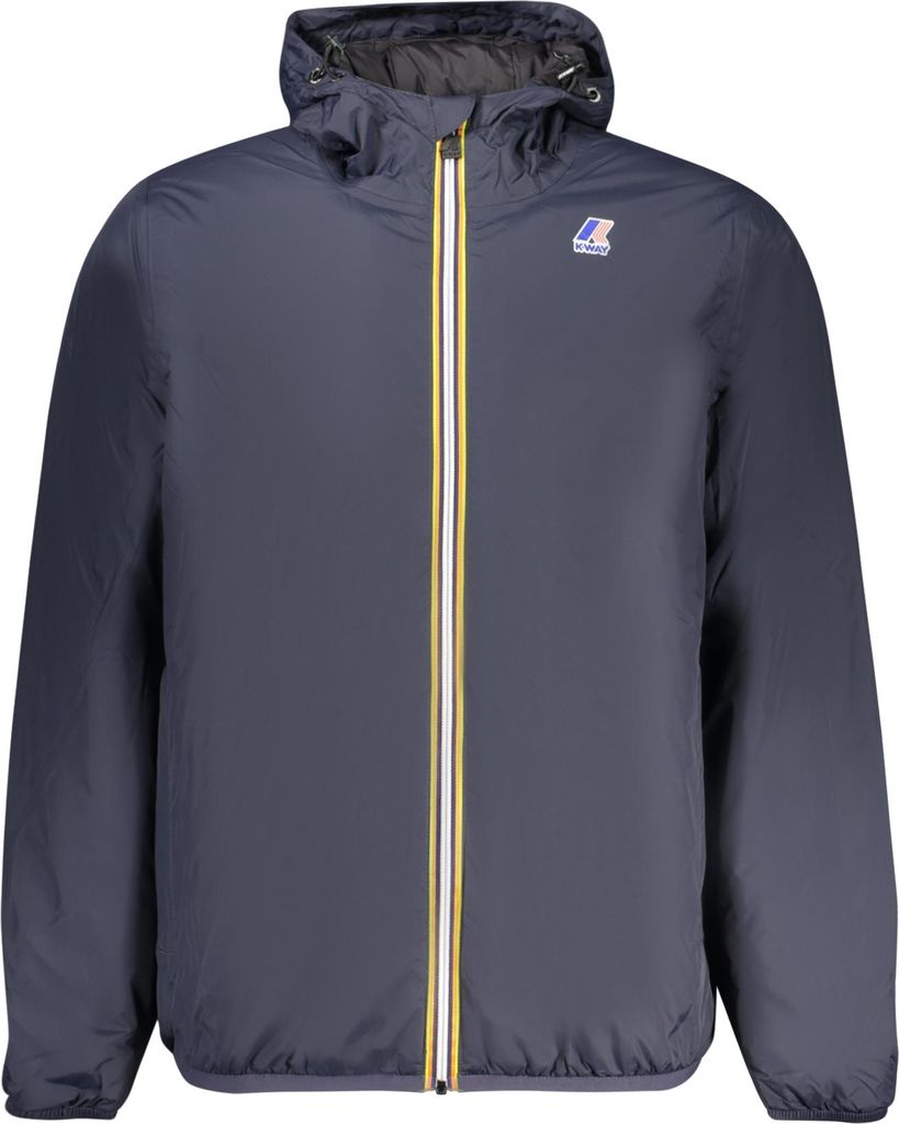 Langarms-Jacke für Herren: Blau, wind- und wasserdicht, recycelt