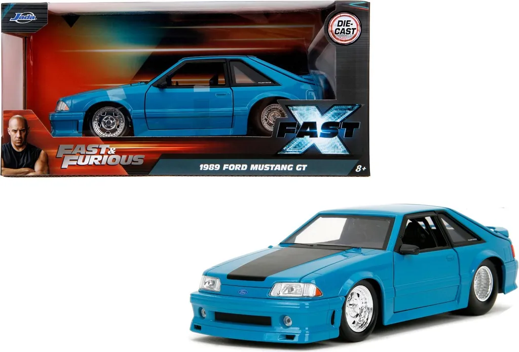Maquette Ford Mustang GT Fast & Furious 1:24 Jada pour Idée Cadeau Fan - 6