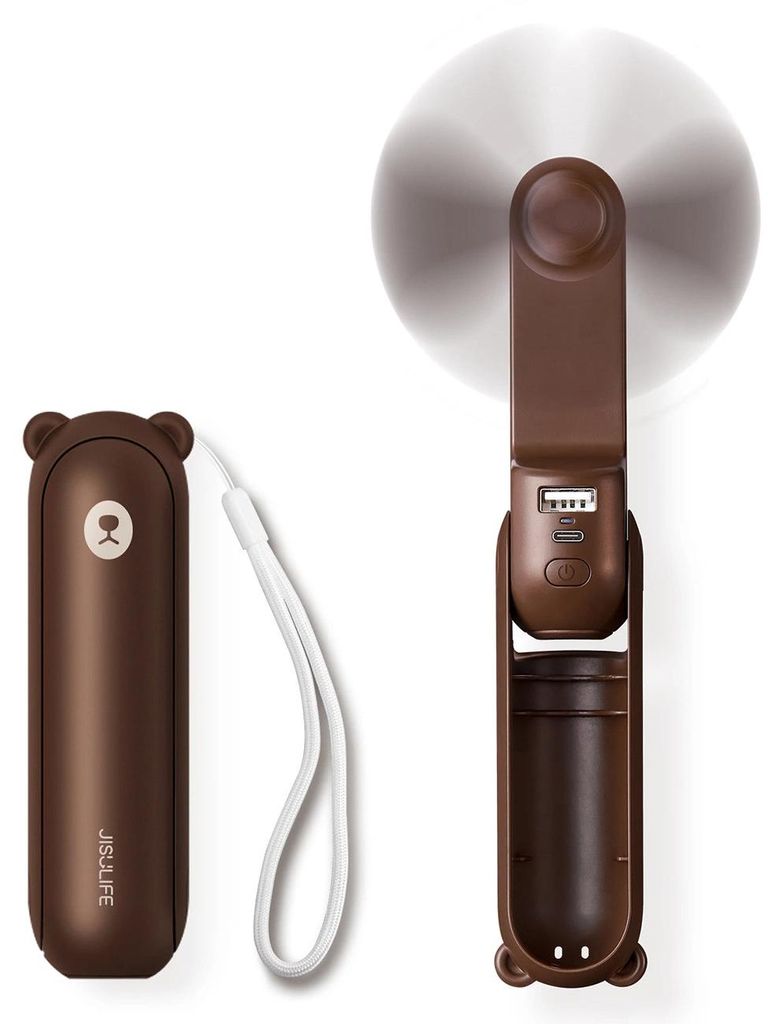 JisuLife Life8 Plus, Braun, Handventilator, 660 min, 2880 Produktbild 