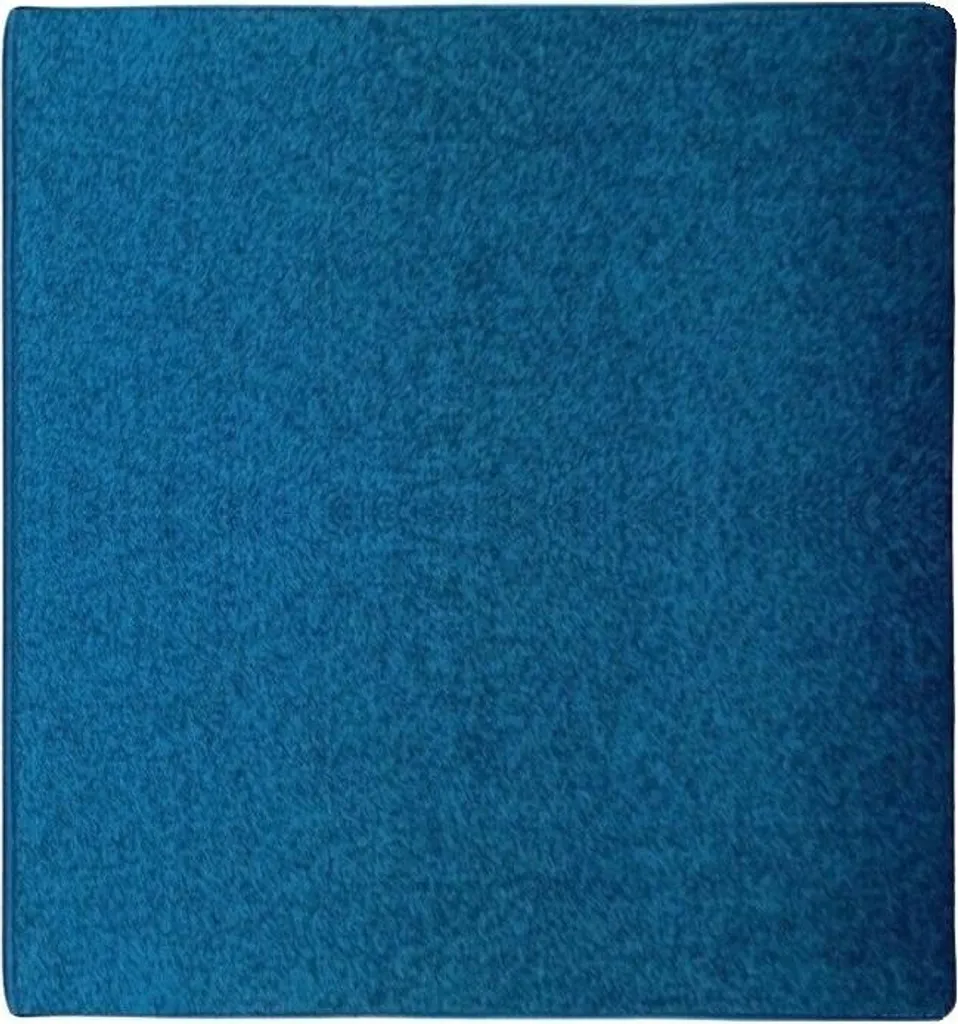 Tapis Carré 100x100 cm Turquoise Eton Exklusive - Anti-tache et Facile