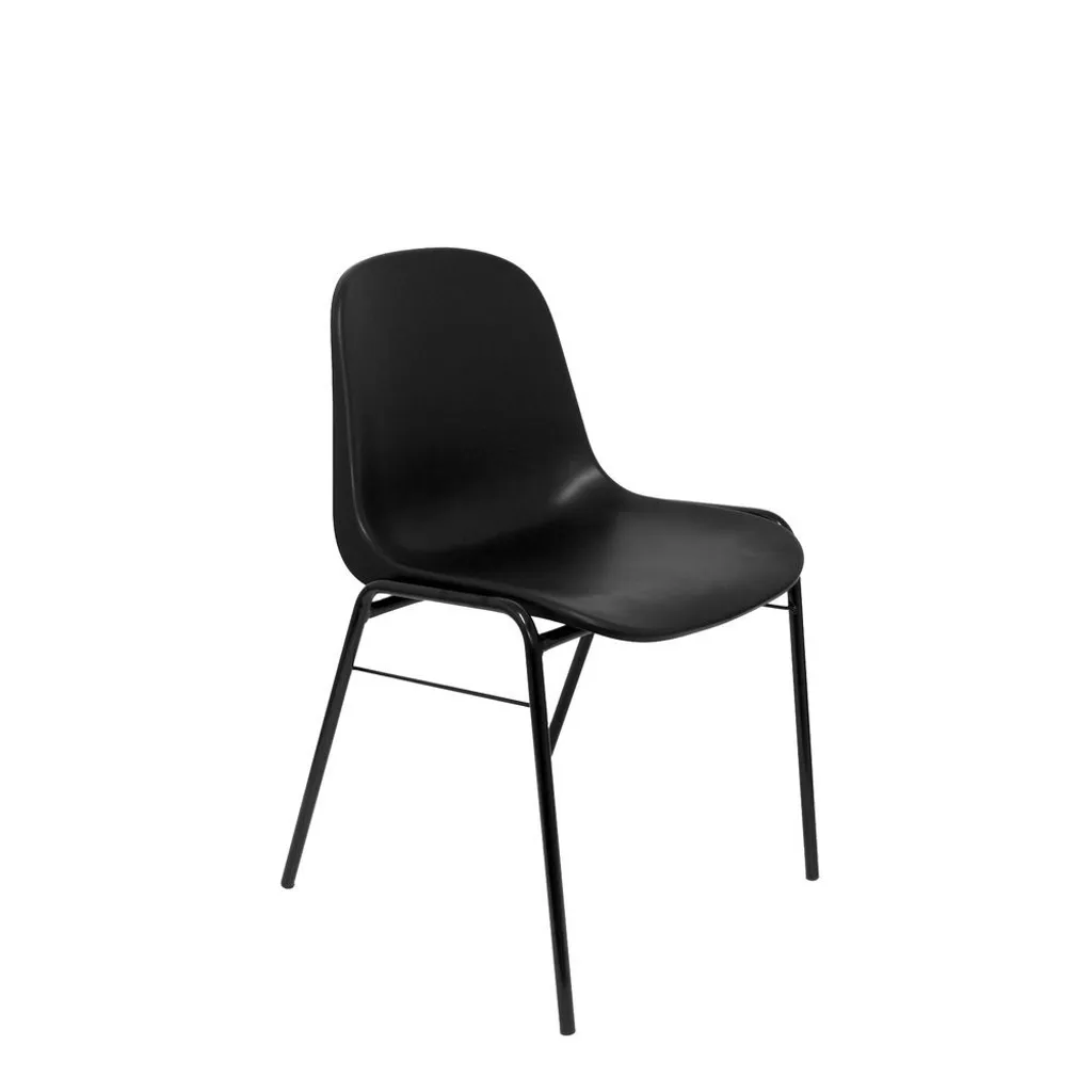 Chaises de salle à manger Alborea noir, lot de 2 sièges modernes