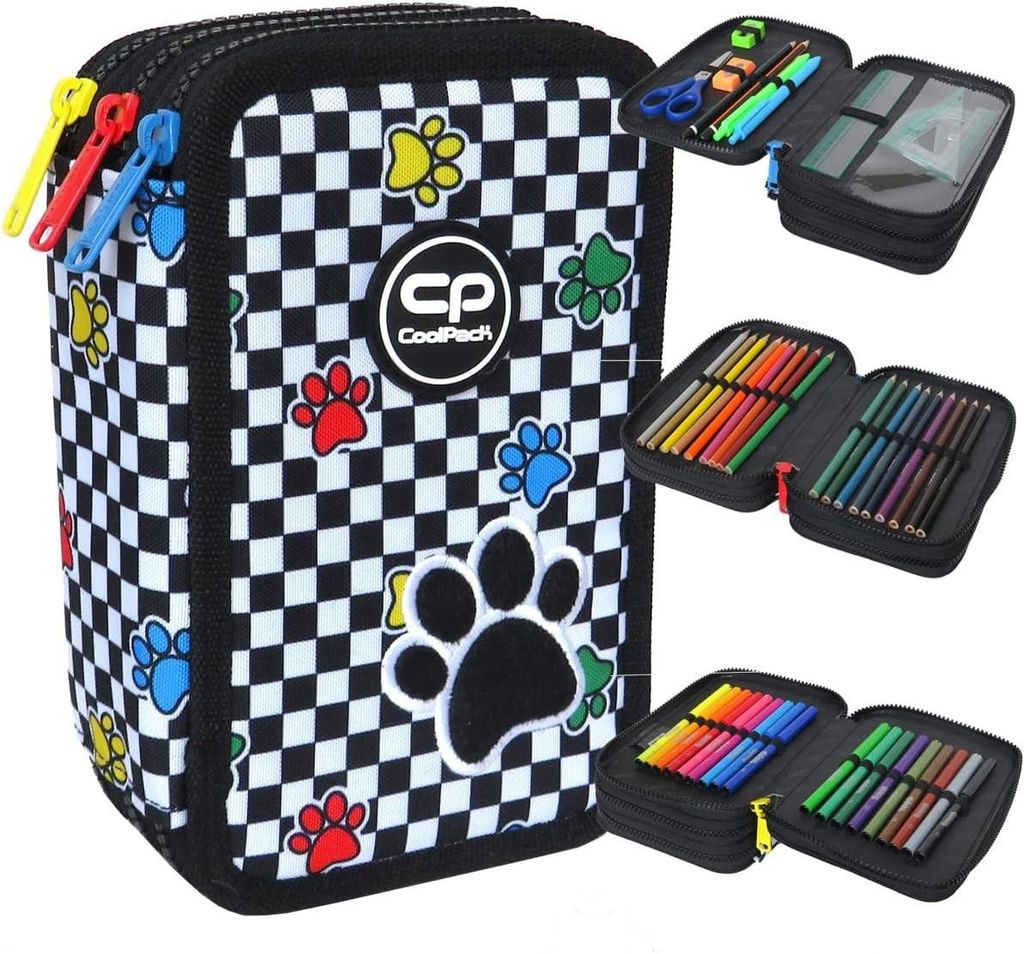 Coolpack Dreifach-Federmäppchen Catch Me Equipment Produktbild 