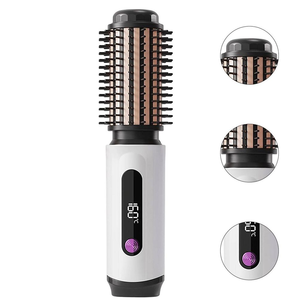 Thermal Brush Haarbürste, 38mm Lockenbürste – Thermobürste mit LCD-Anzeige, Leichte kompakte Größe, Lockenbürste für lose Locken und glatt...