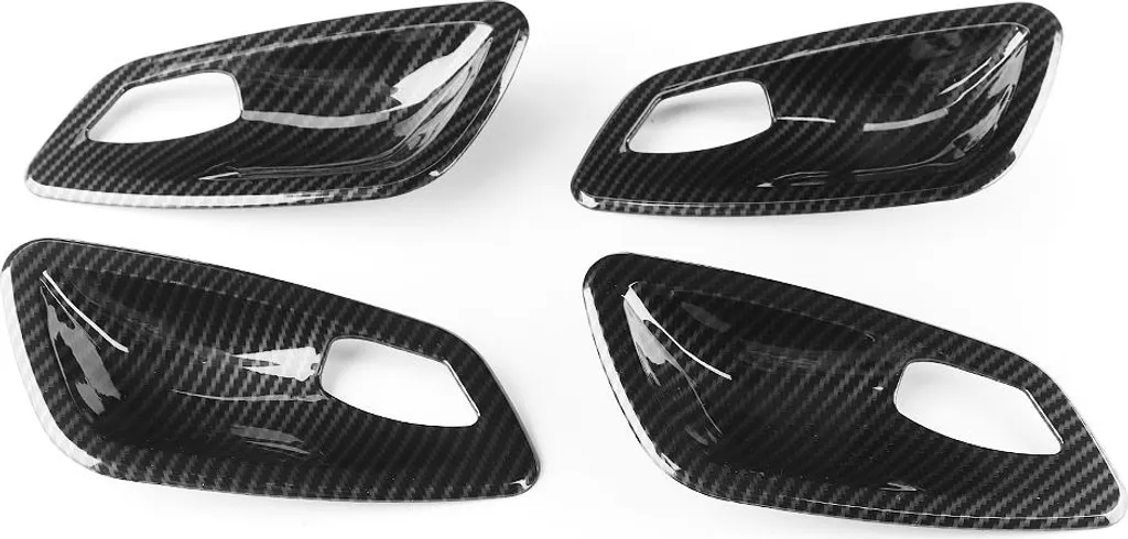 Panneau de porte intérieur ABS - Kit 4 pièces protection poignée voiture