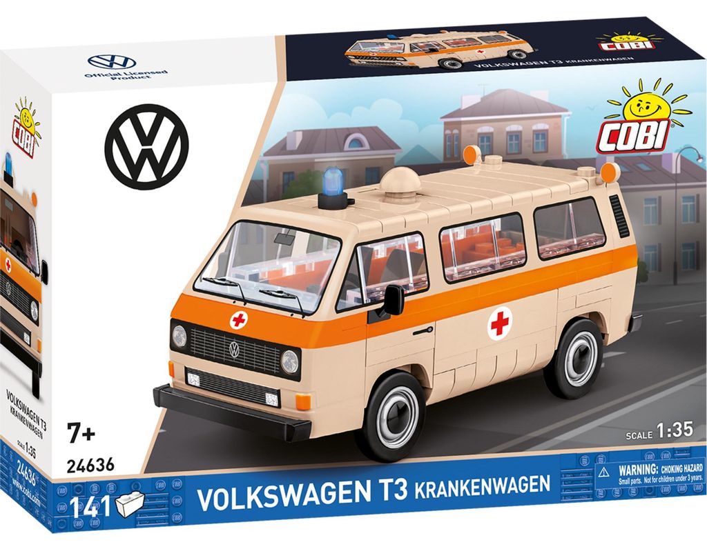 Cobi Cars 24636 Volkswagen T3 Ambulance 24636 Image du produit 