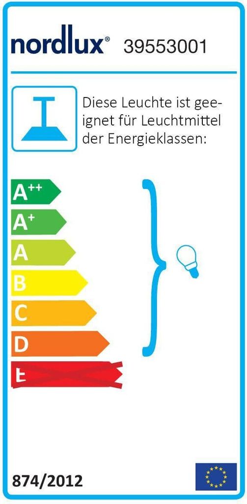 Nordlux Pendel Decken Lampe Hänge Leuchte Licht Beleuchtung Produktbild 7