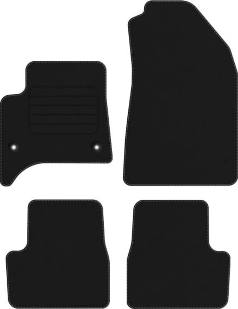 Velours Fußmatten für Citroen C3 IV Hybrid ab Bj. 2024 Passform Automatten BASIC