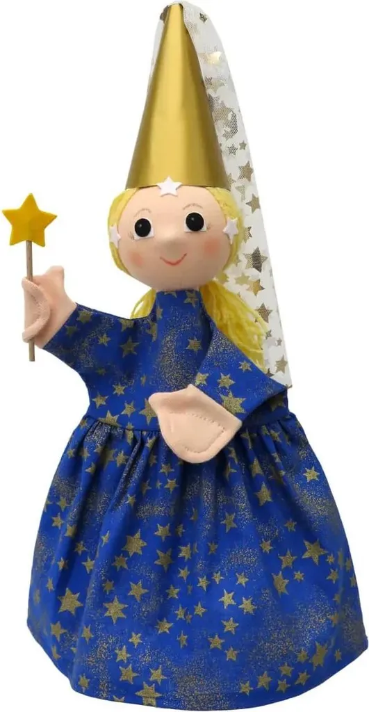 Marionnette à main fée de minuit - Jouet de théâtre créatif pour contes