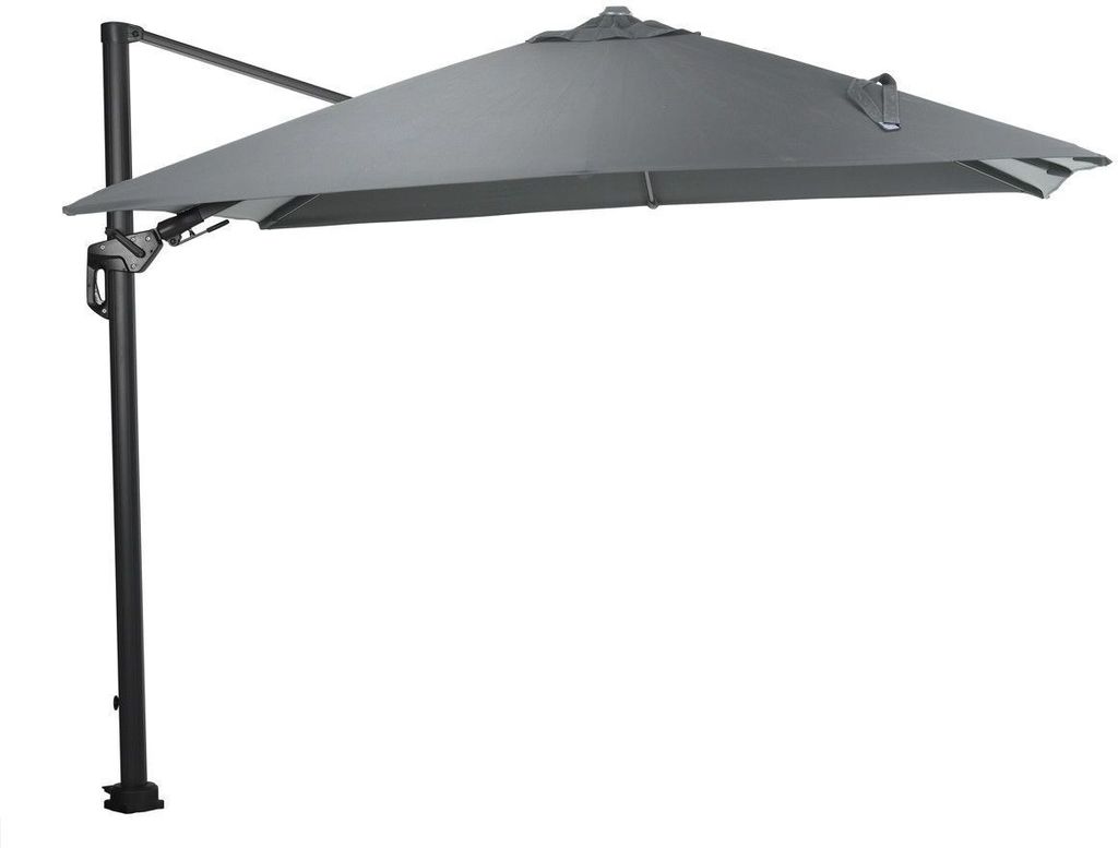 Garden Impressions Hawaii Lumen Sonnenschirm - 300x300 carbon black/Dunkelgr.