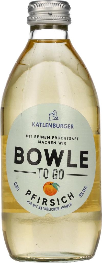Katlenburger Bowle To Go Pfirsich mit reinem Fruchtsaft Produktbild 