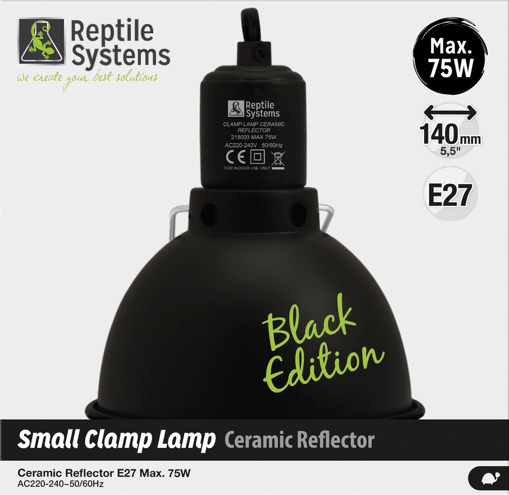 Lampada a pinza Reptile Systems con riflettore, edizione Immagine del prodotto 