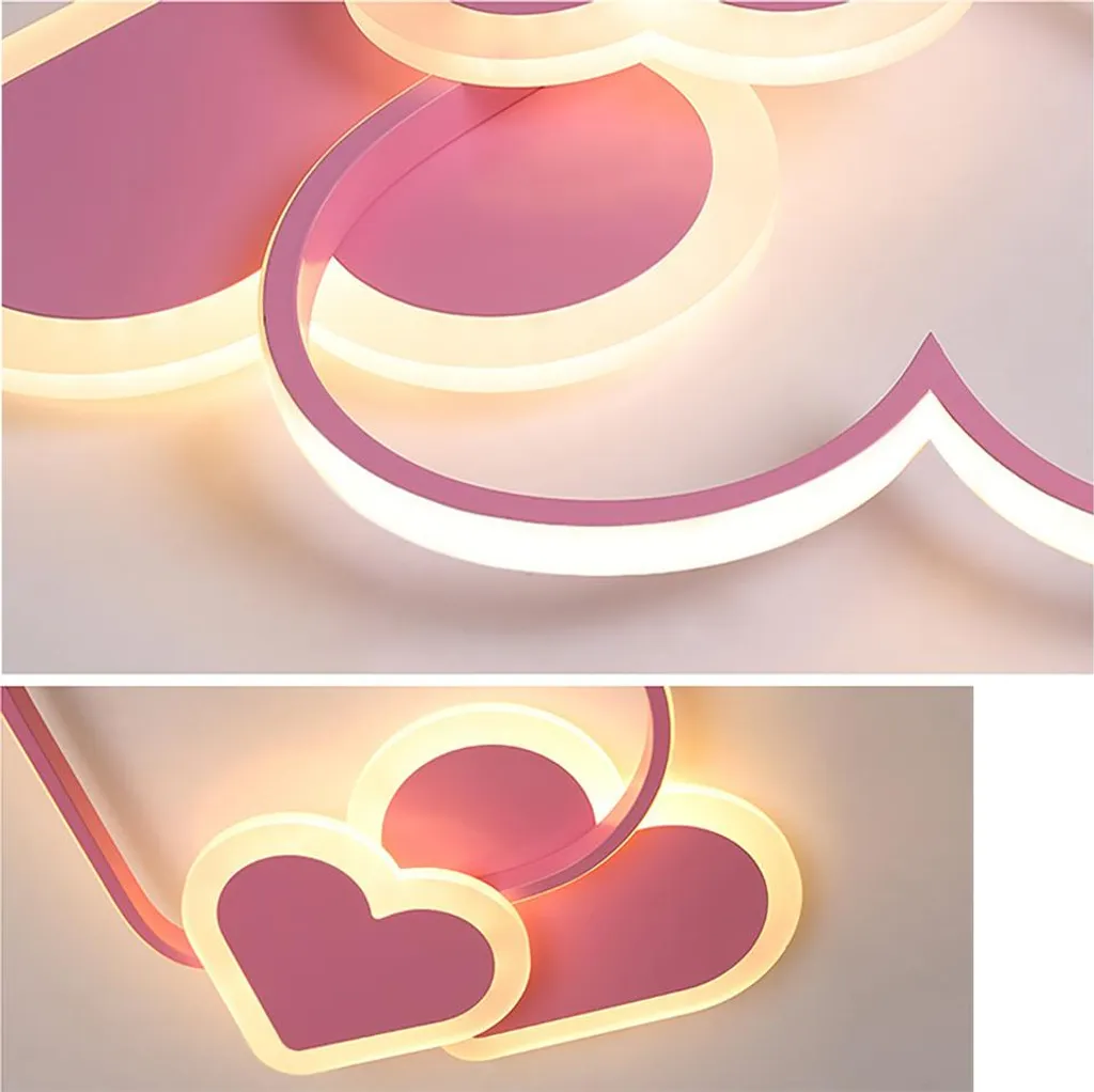 Plafonnier LED avec télécommande, luminaire dimmable blanc pur de 40cm