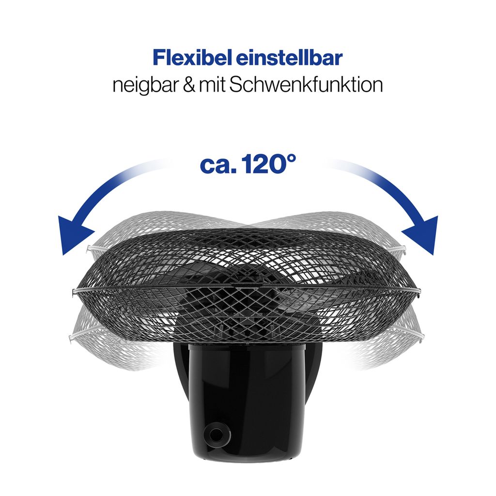 Clatronic® Ventilator mit Schwenkfunktion | leise 3Stufen | Produktbild 2