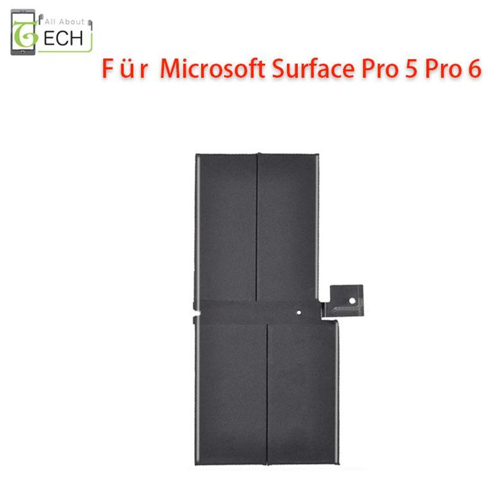 Ersatz Akku für Microsoft Surface Pro 5 Pro 6 1760, 5940mAh Produktbild 