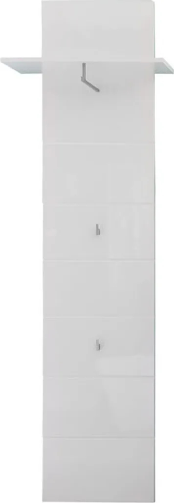 Armoire murale gain de place Amira blanc polyvalente à 2 crochets fixes