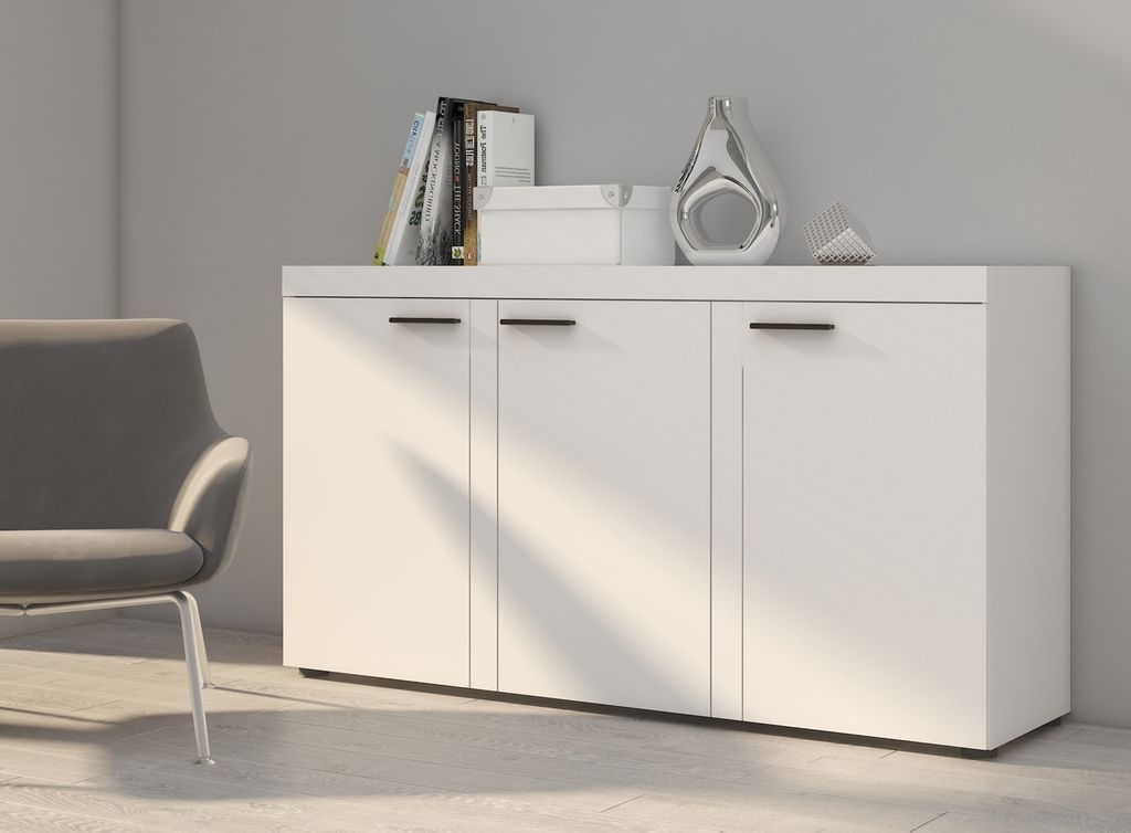 Kommode Sideboard RUMBA / RODOS 3D weiß