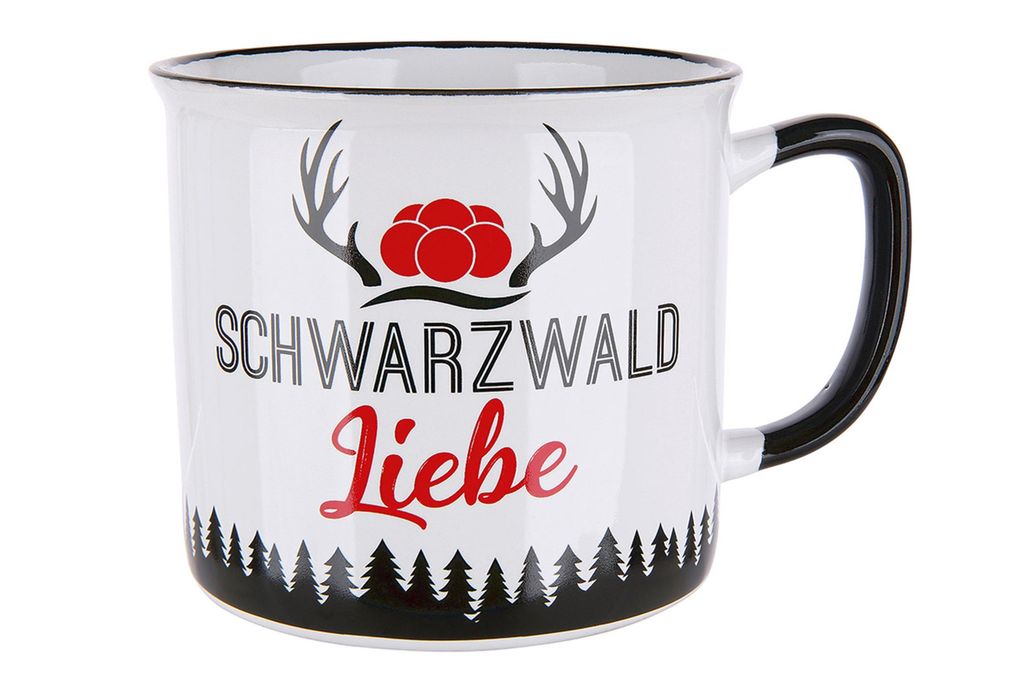 GILDE - 46909 - Kaffeebecher, Schwarzwaldliebe, Keramik, Produktbild 