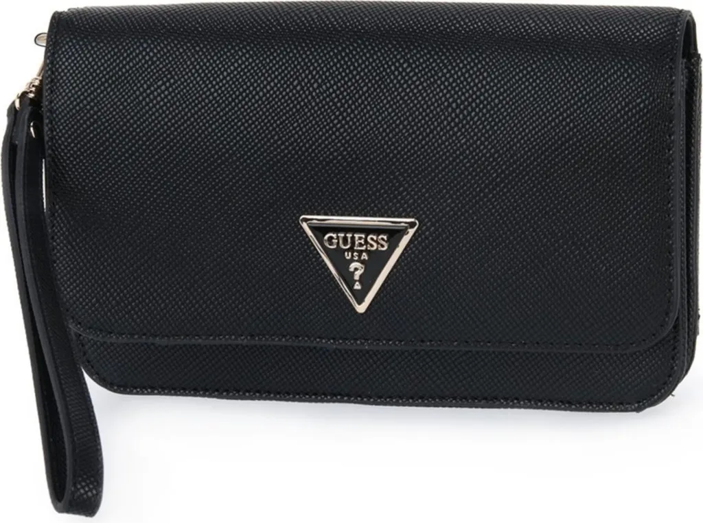 Petit Portefeuille Noir Guess Laurel 00420BLA - Idéal pour Sac à Main