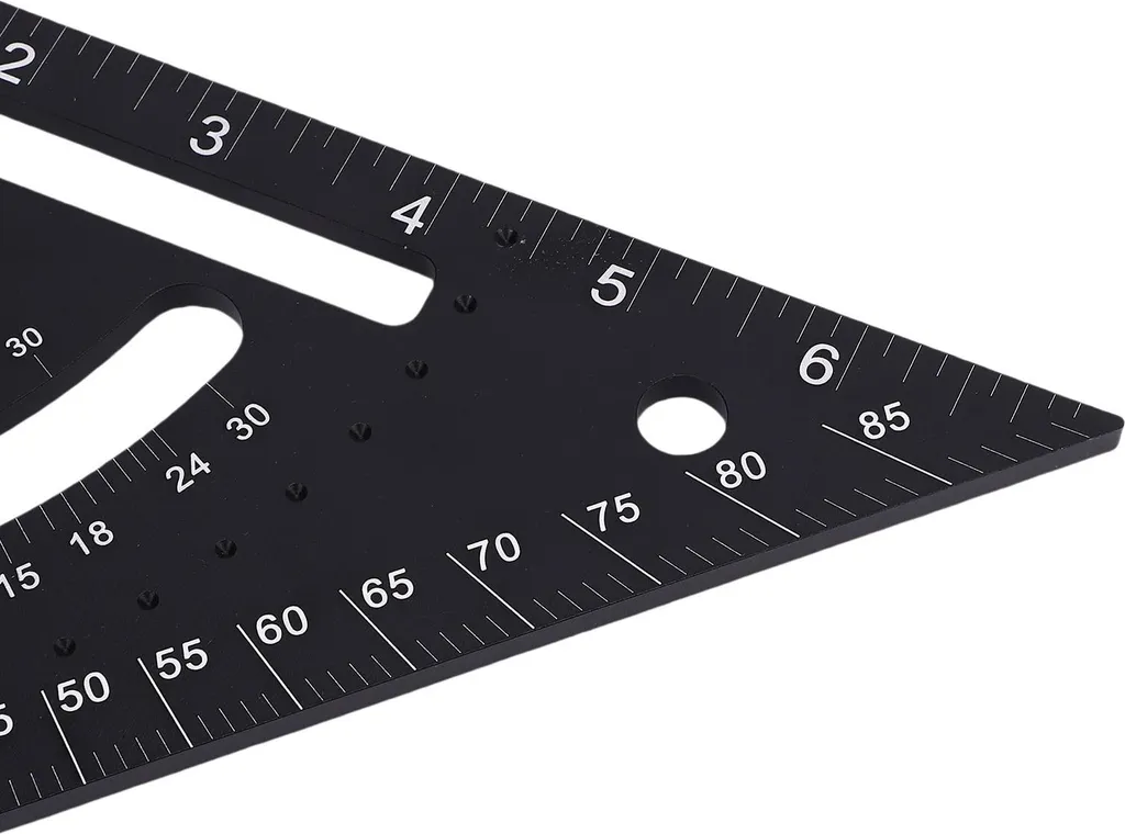 Équerre de menuisier bidirectionnelle réglable en aluminium robuste - 14
