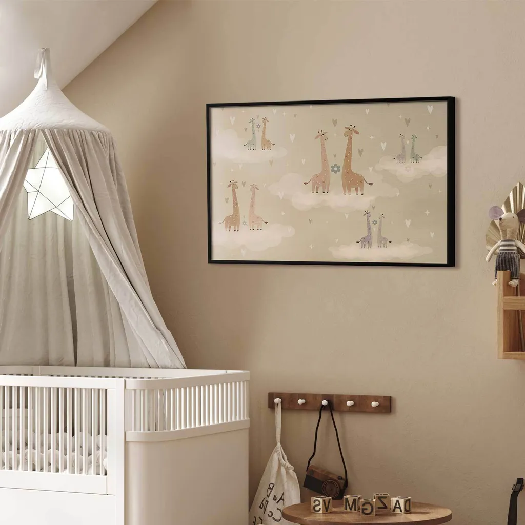 Quadros Palme - Nessuna Cornice Necessaria - Collage Moderno Bianco E Nero - Camera Da Letto Del Soggiorno - N013963a