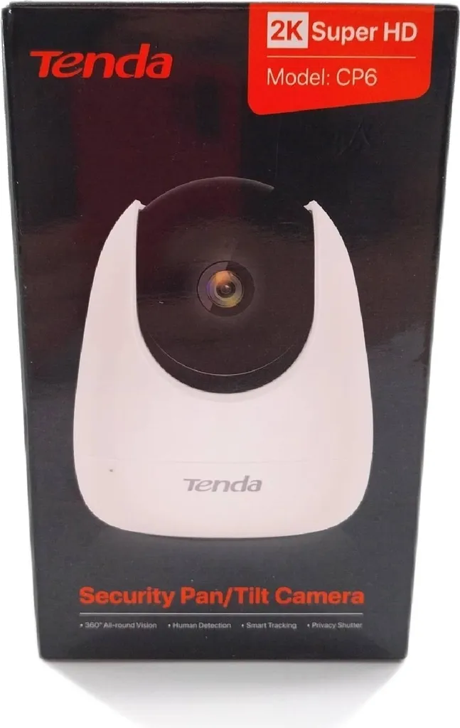Caméra IP Tenda CP6 360° détection humaine et suivi automatique