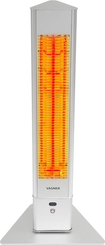 VASNER HeatTower Stand-Heizstrahler 2500 W Carbon Silber Produktbild 