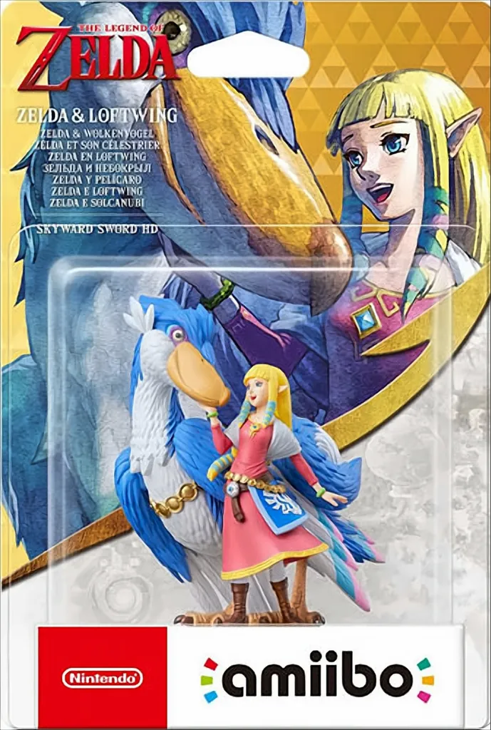 Figurine amiibo Zelda & Célestrier - Legend of Zelda Skyward Sword HD