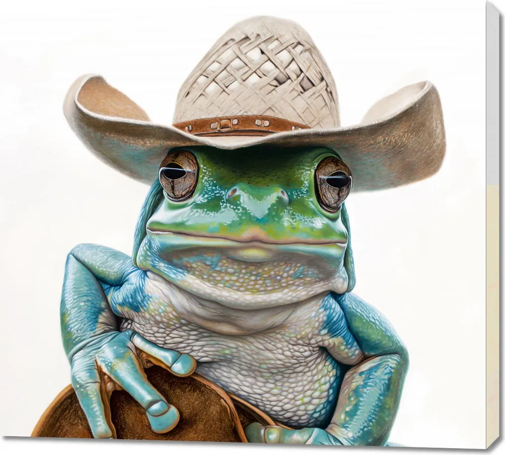 Decorazione Parete Cowboy delle Paludi 100x90 - Design Rustico Moderno