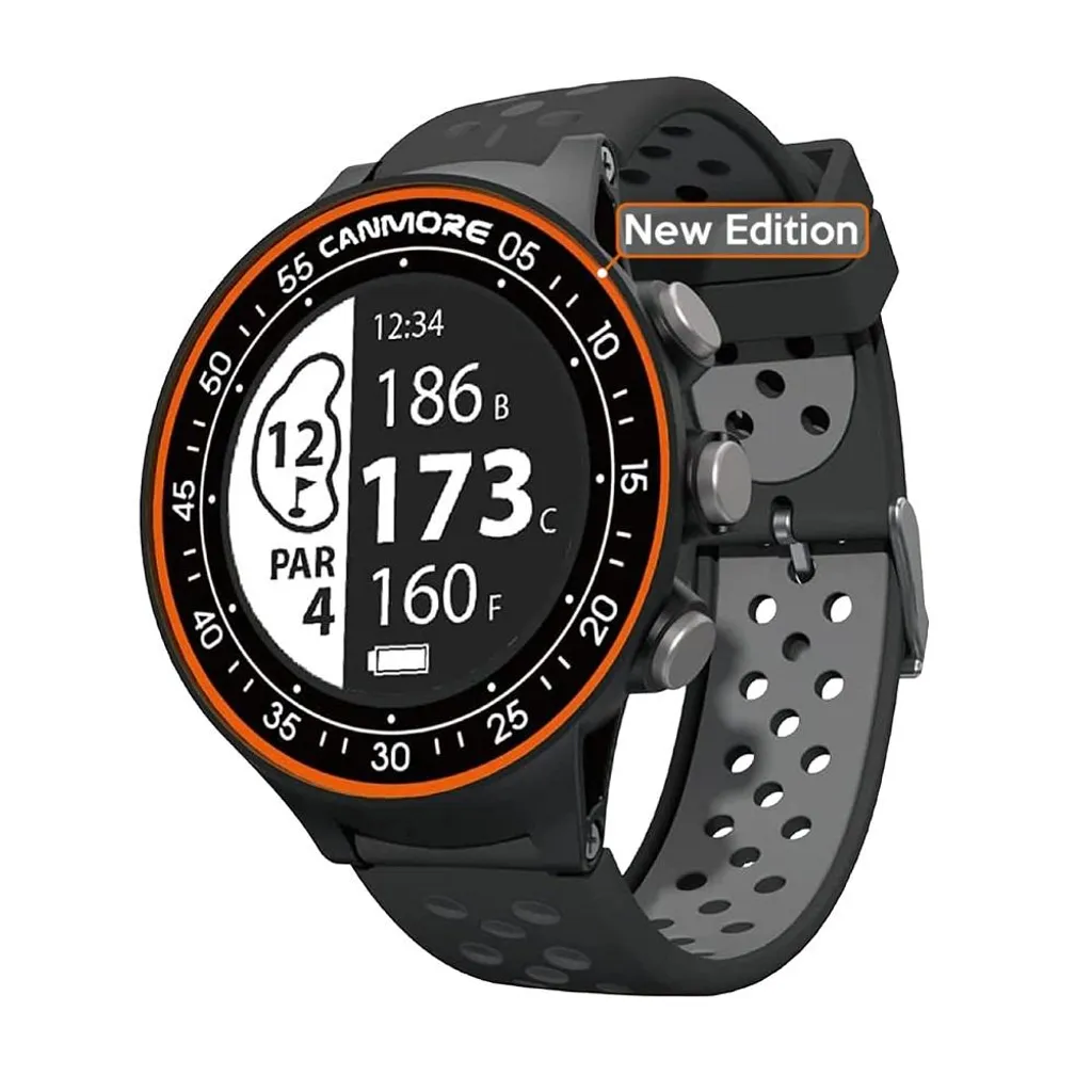 Montre GPS de Golf TW411 Orange : Optimisez votre Handicap sur le Green