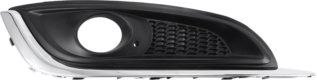 1 Stk. Nebelscheinwerfergrill für Buick Regal 2014-2017 ABS Schwarz, Silberton Front rechts Vordere untere Stoßstange Nebelscheinwerferabdeckungs...