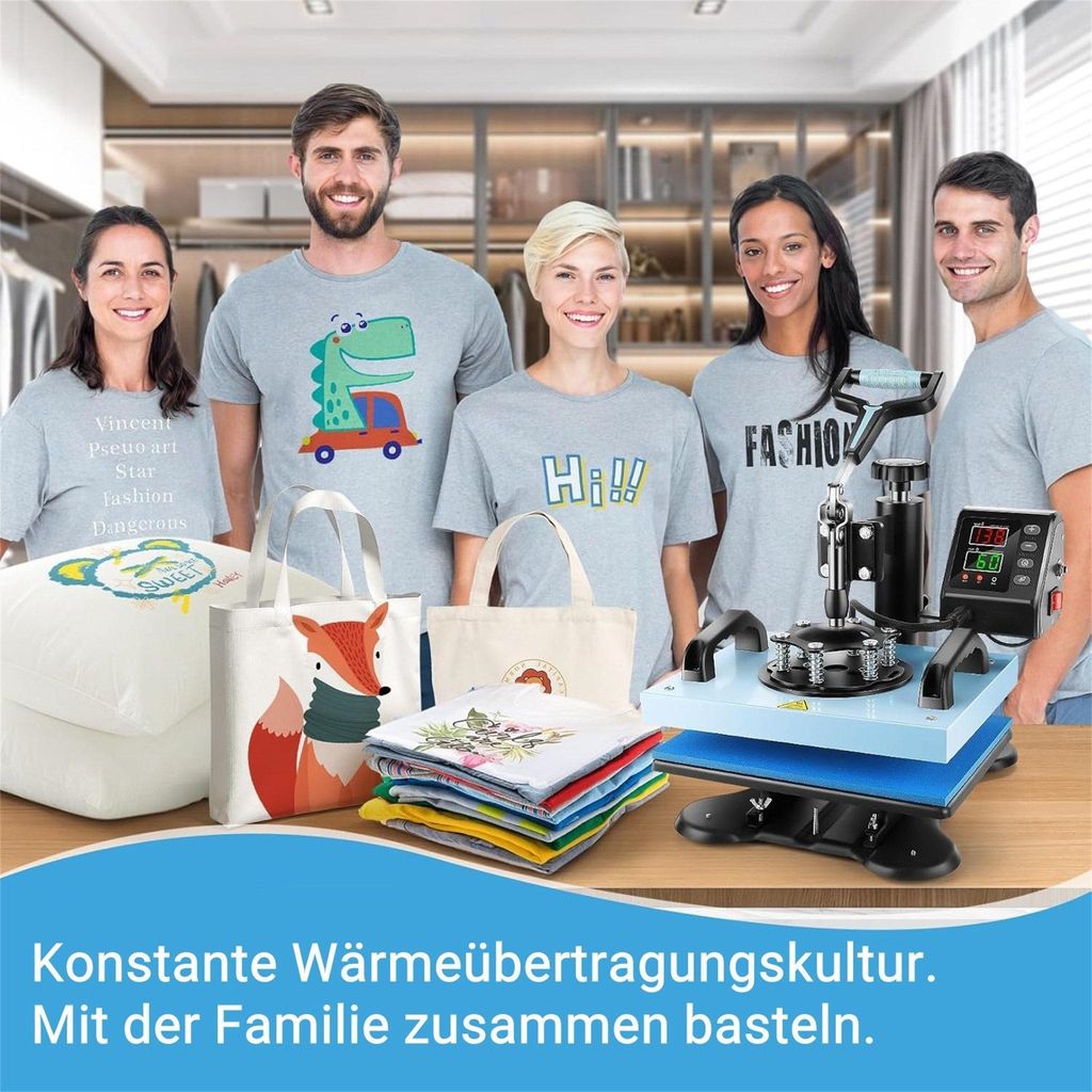 T-Shirt Transferpresse Thermopresse Textil Heißtransfer T438C T-Shirt Transferpresse Thermopresse Textil Heißtransfer T438C