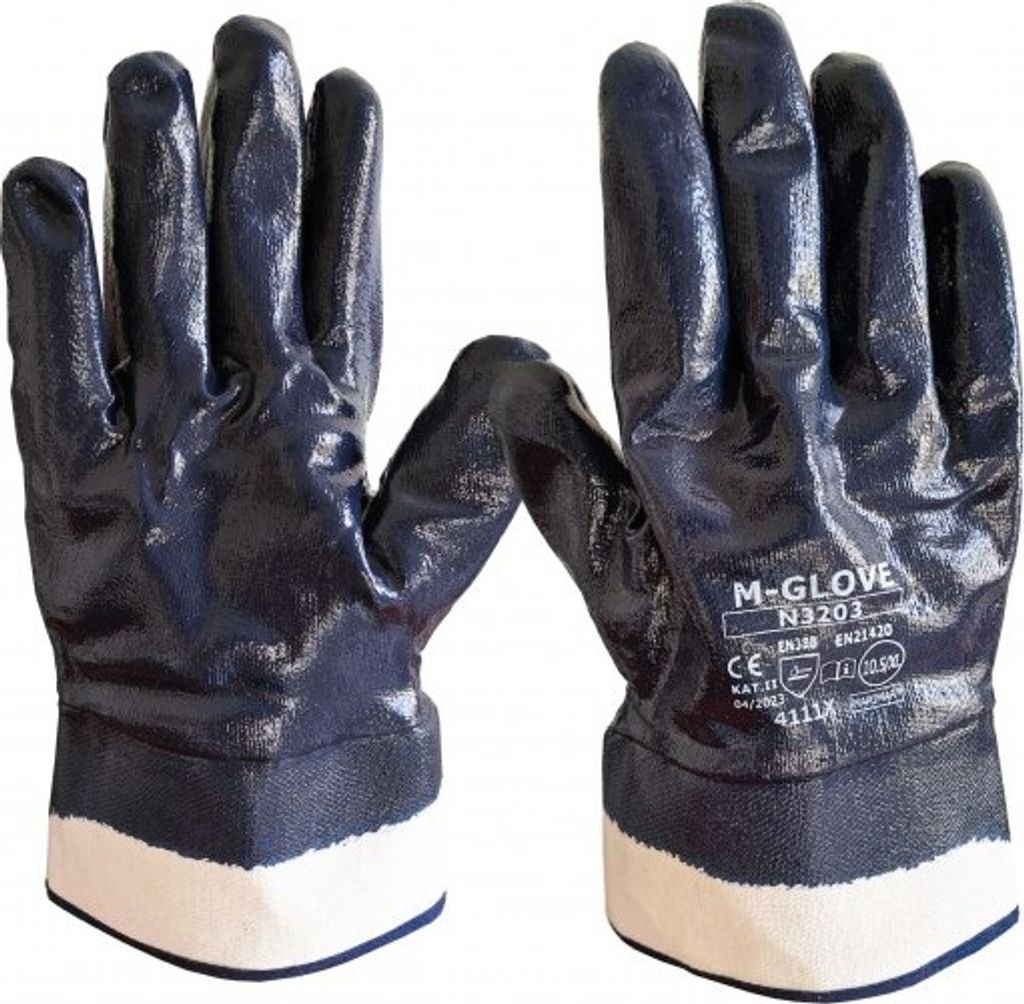 M-GLOVE Schutzhandschuhe N3203 4111X (1 Paar) - Größe 10.5