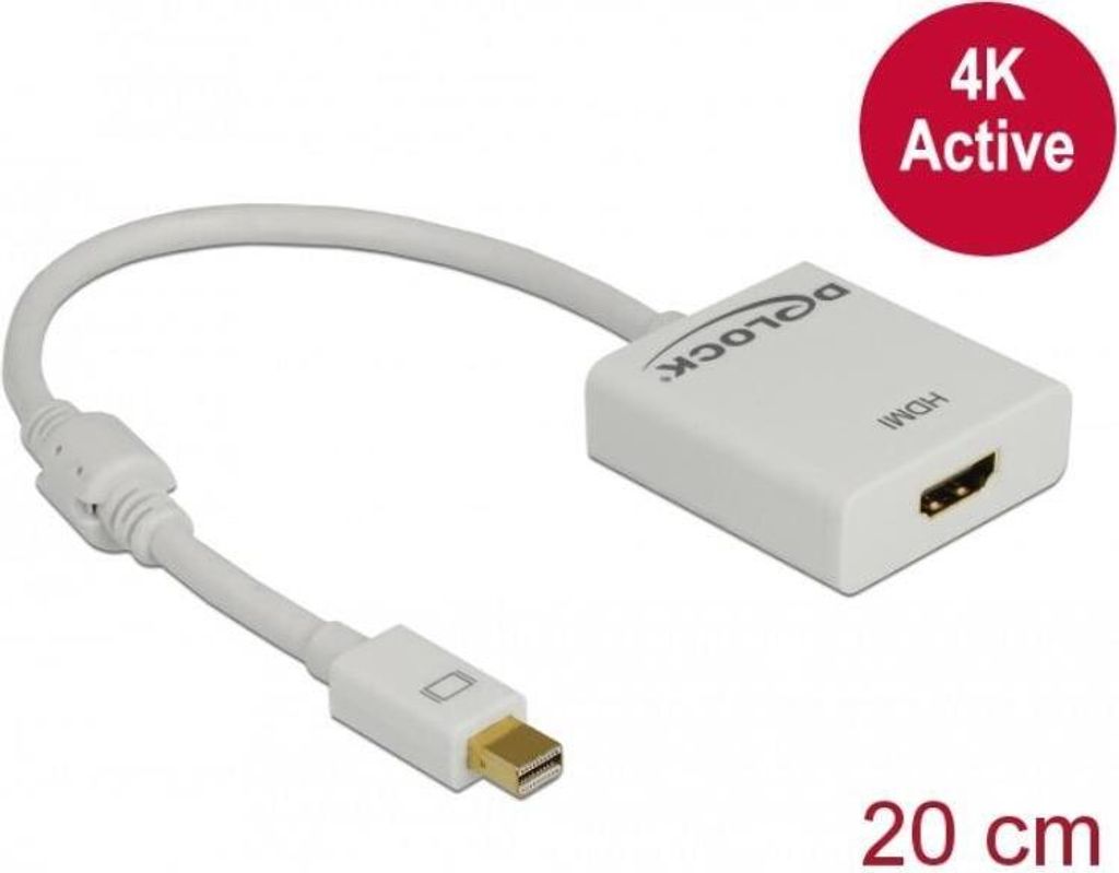 DELOCK Displayport Adapter mini DP -> HDMI St/Bu 4K aktiv