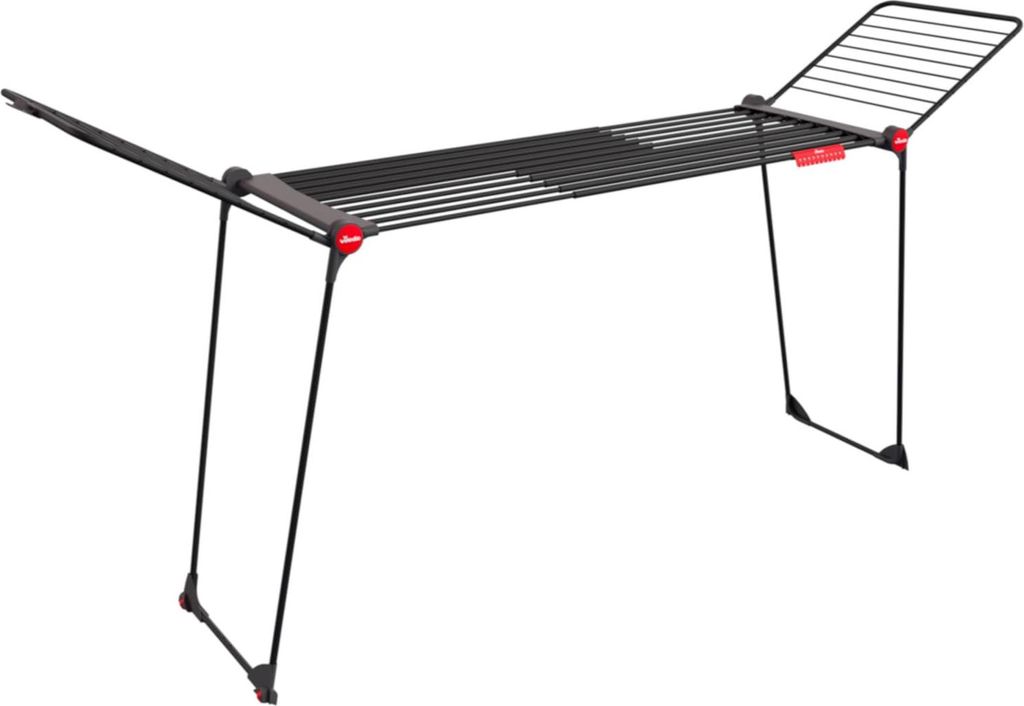 Vileda Infinity Flex Ultimate | ausziehbares Teleskopgestell | Wäscheständer für große Textilien| stabiles Gestell | weniger Abdrücke auf Klei...