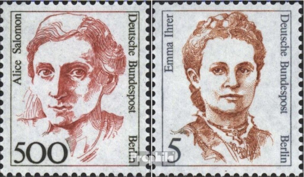 Briefmarken Berlin (West) 1989 Mi 830,833 (kompl.Ausgaben) postfrisch Frauen
