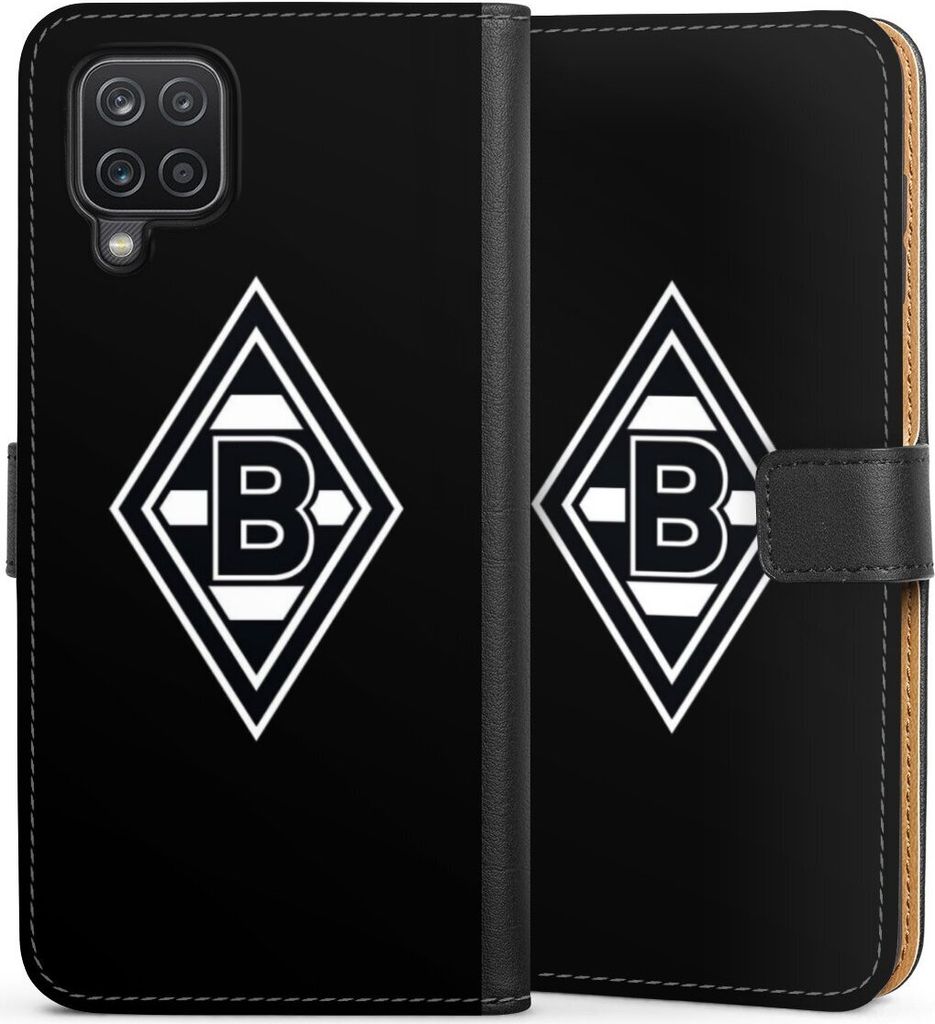 DeinDesign Klapphülle für Samsung Galaxy A12 Handytasche Lederhülle Tasche Borussia Mönchengladbach Gladbach Wappen