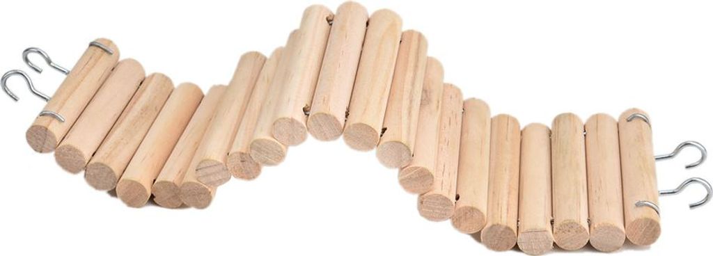 7,5*30 cm Haustier Hamster Papagei Kletterleiter Hängebrücke Vogelspielzeug